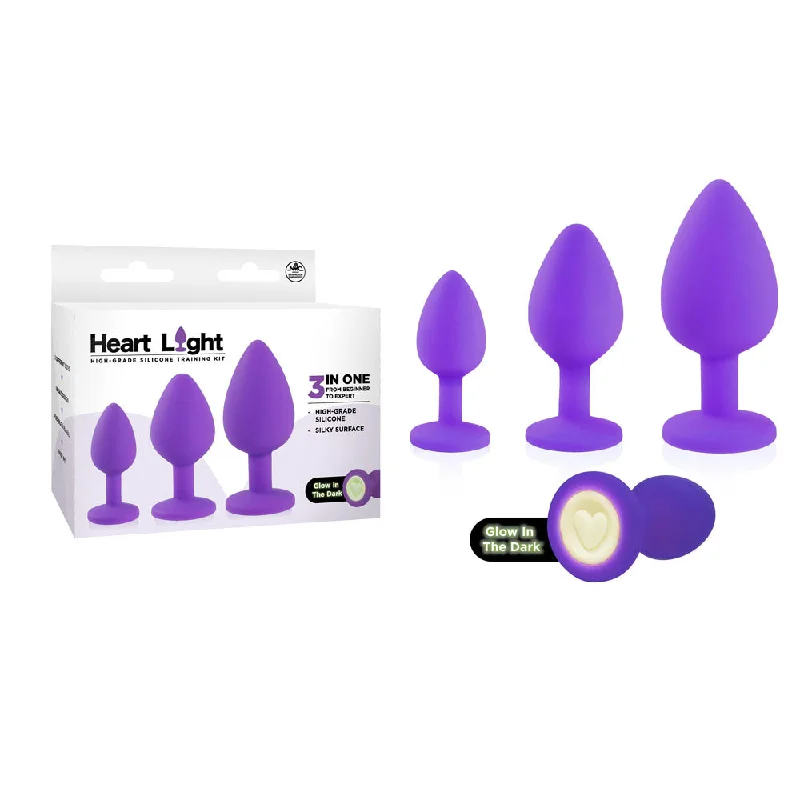 anal toys with easy cleanup-Heart Light -