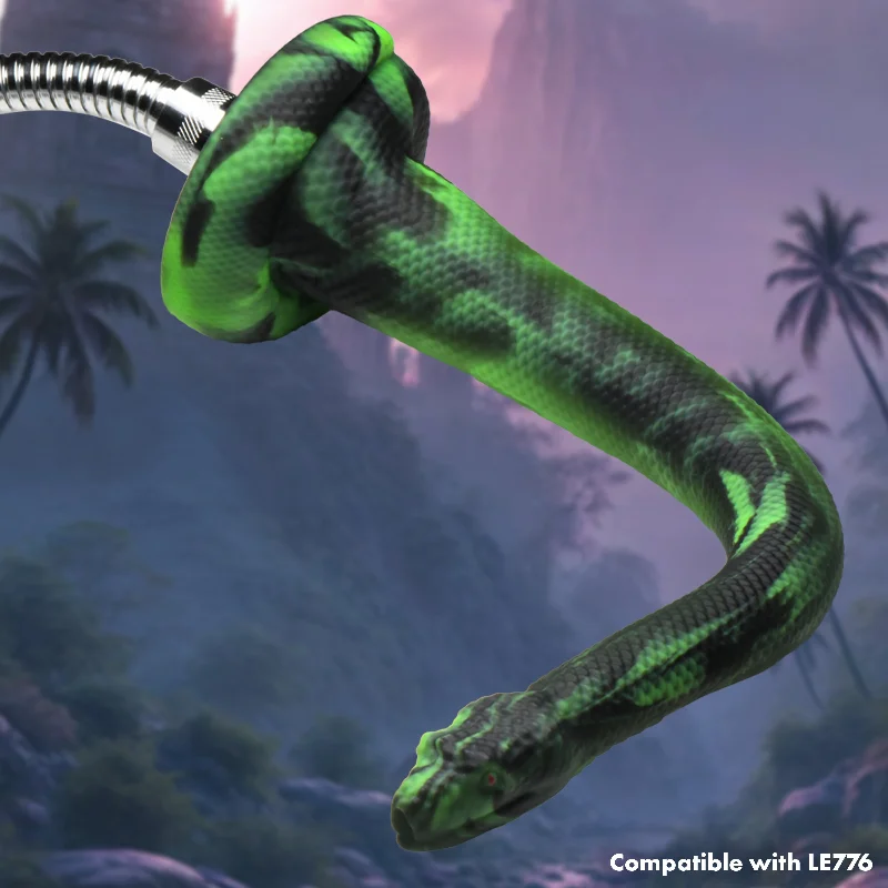 anal toys for sensory fun-Spitting Serpent Silicone Enema Snake