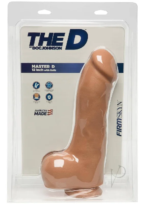 dildo flexibility limits-The D Master Dildo with Balls FirmSkyn 12 Vanilla: Lifelike Dual-Density Design for Realistic Experience