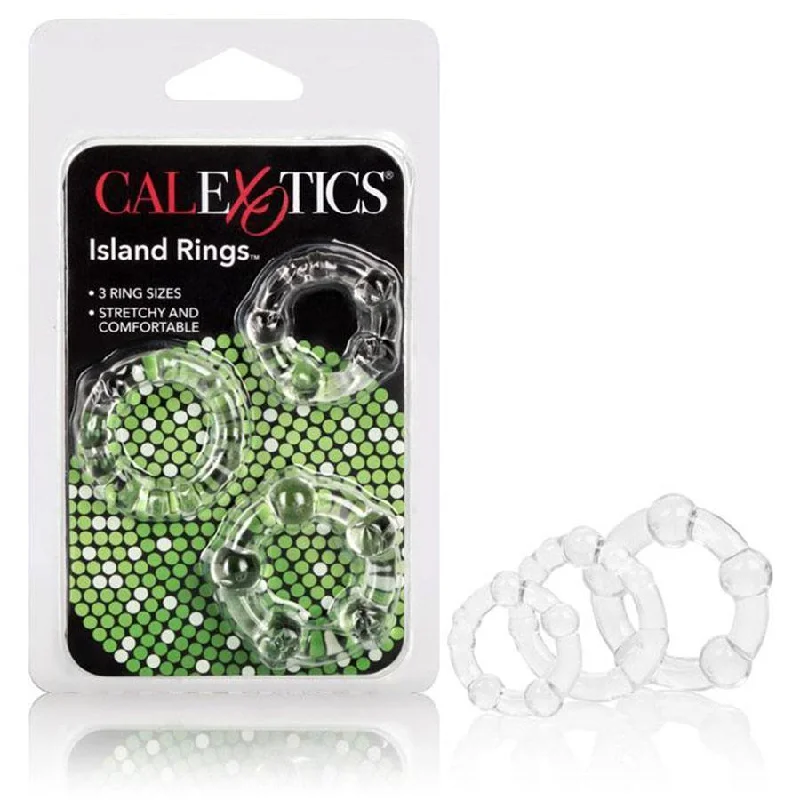 cock ring durability reviews guide-Island Penis Rings Clear Stamina Building Cock Ring 3 Pack