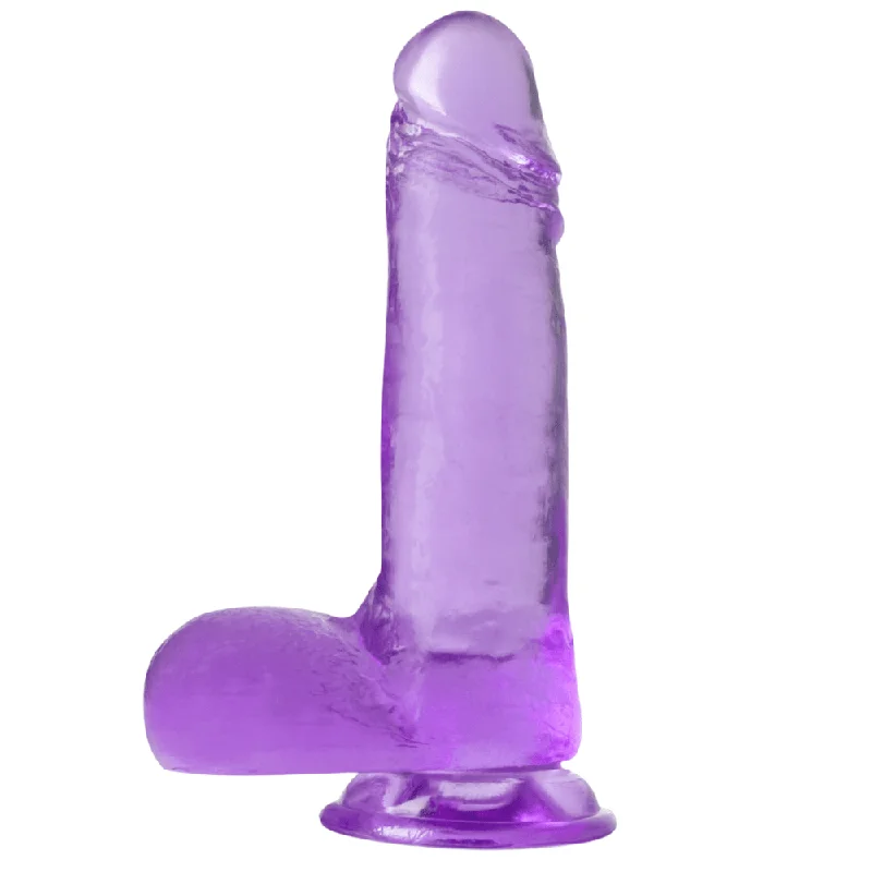 dildo heat feedback-Colorful Realistic Dildo with Balls 7.25 Inch