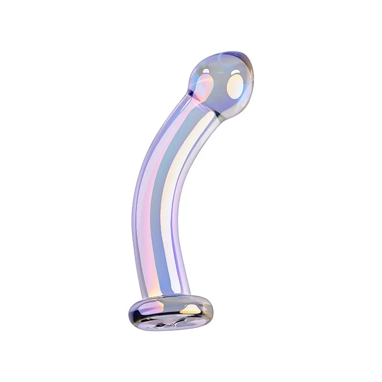 dildo comfort enhancements-Playboy Pleasure Jewels King Multi Play Glass Dildo