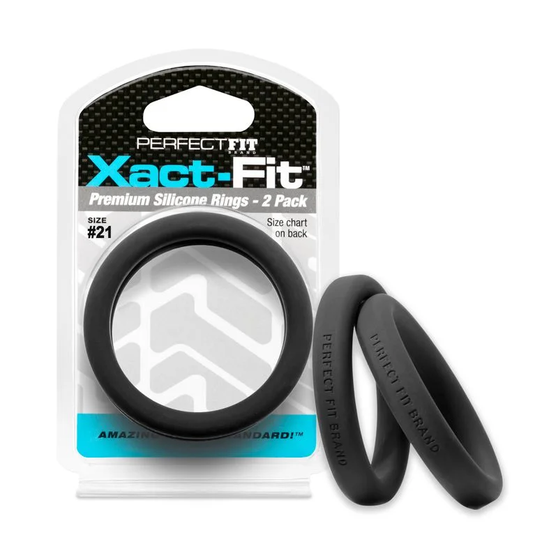 cock ring medical guide-Xact-Fit #21 2.1in 2 Pk