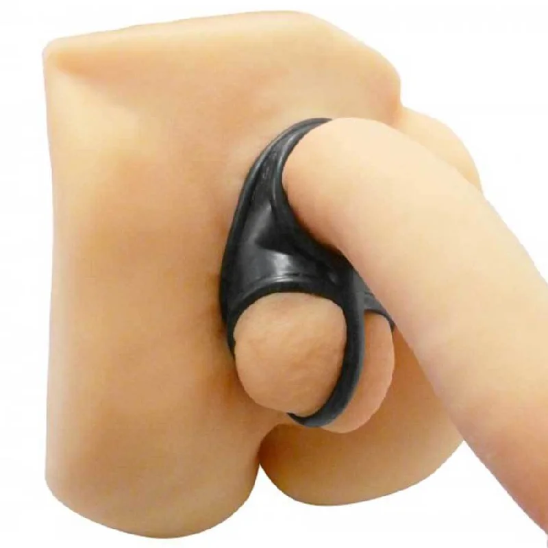 cock ring for pleasure reviews-Annex Cock Ring Erection Enhancer & Ball Splitter Black