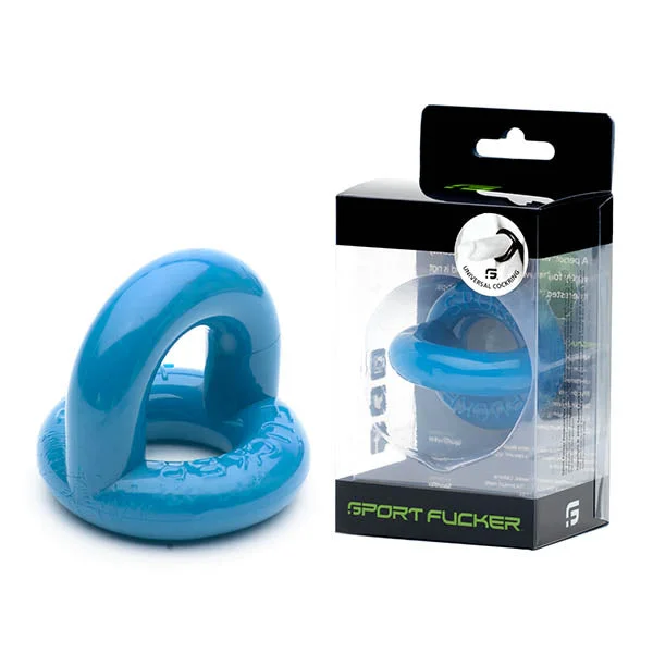 cock ring vibration modes-Sport Fucker Universal Cock Ring in Police Blue