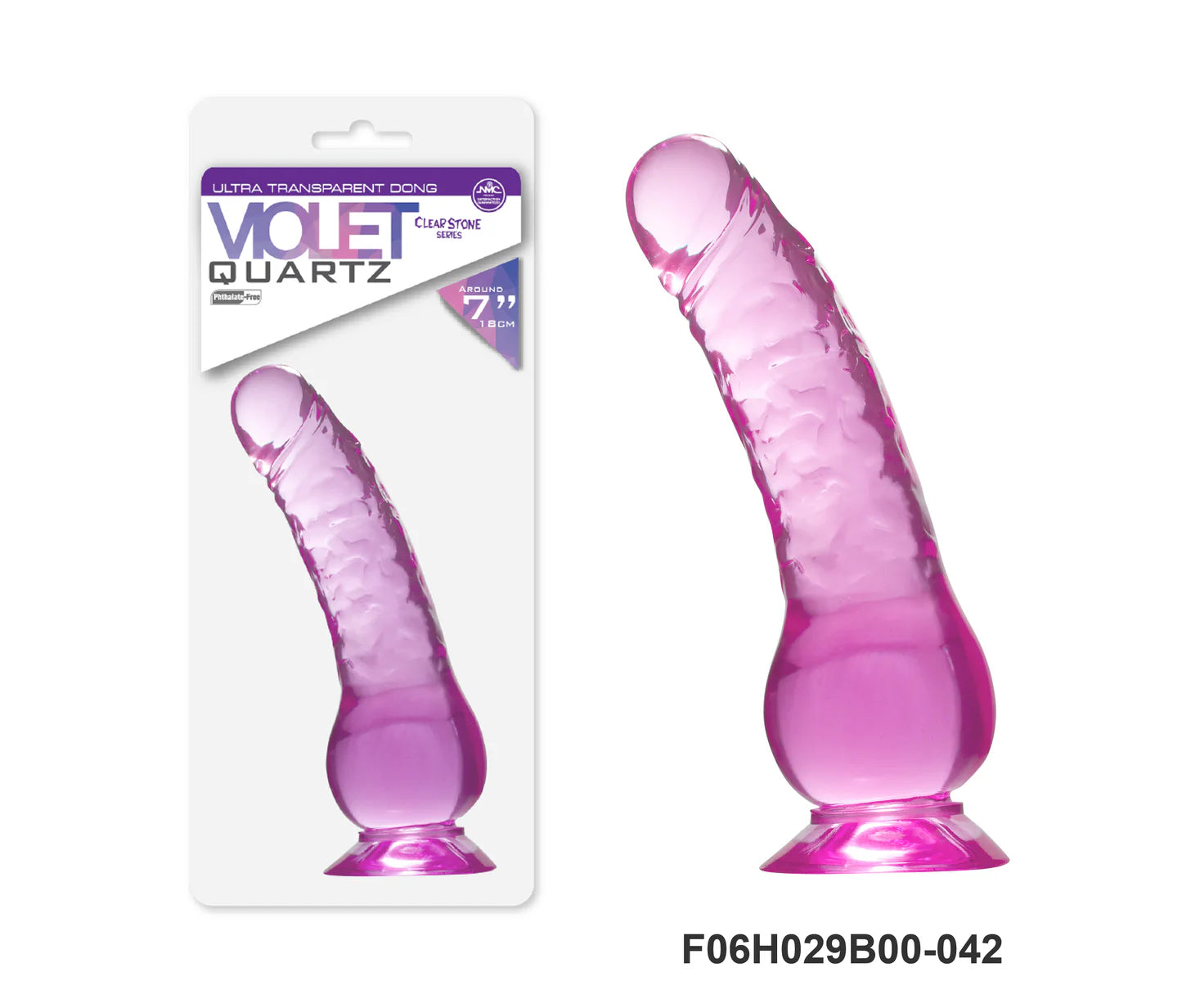 dildo suction feedback-Quartz 7" Dildo