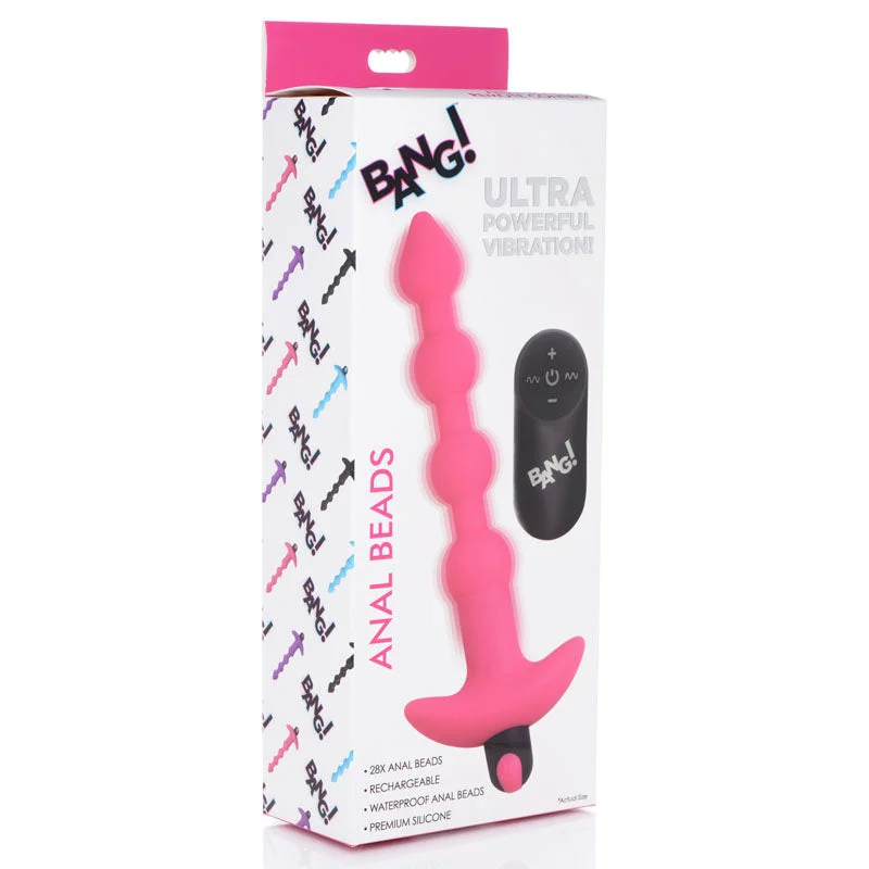 anal toys for gentle insertion-Bang! Vibrating Anal Beads