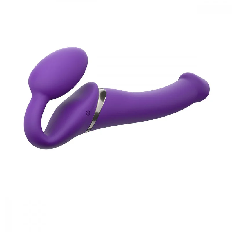 dildo testimonial feedback-Strap-On-Me Vibrating Strapless Dildo in Purple