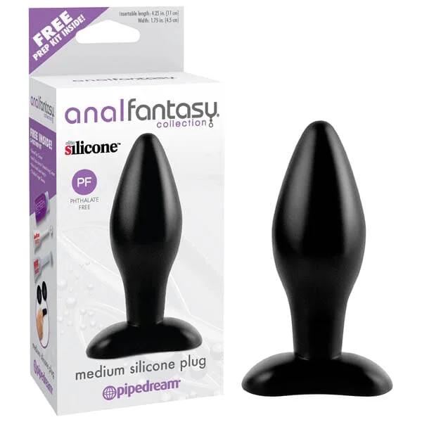 anal toys with durable build-Anal Fantasy Collection Medium Silicone Plug