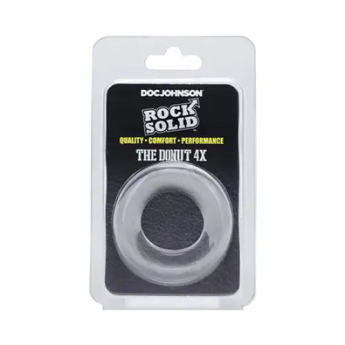 cock ring budget solutions guide-Rock Solid The Donut 4X C-Ring Clear