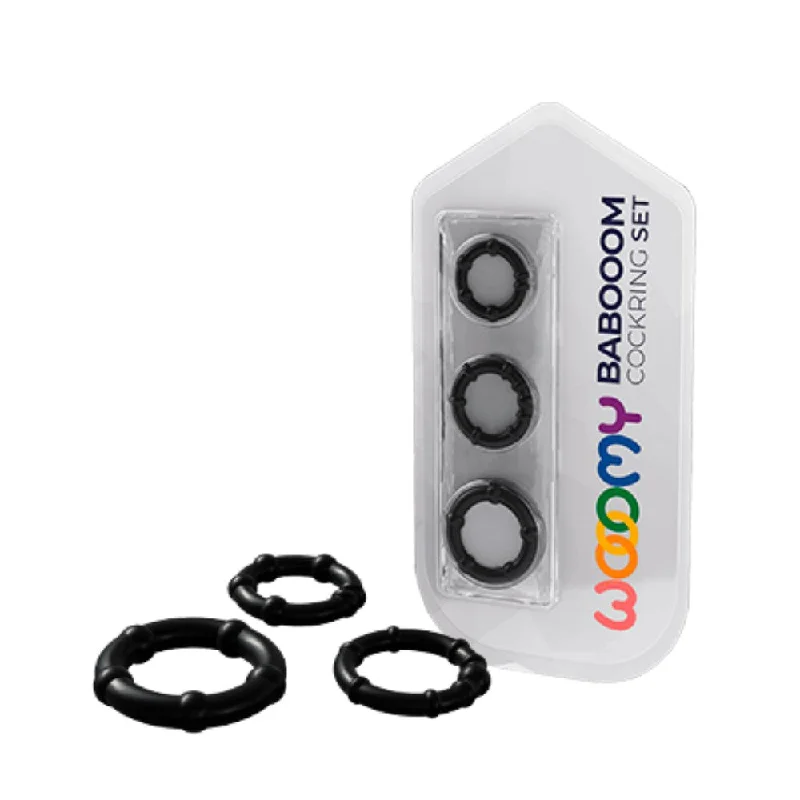 cock ring vibration tips solutions-Babooom Cock Ring Set | Wooomy