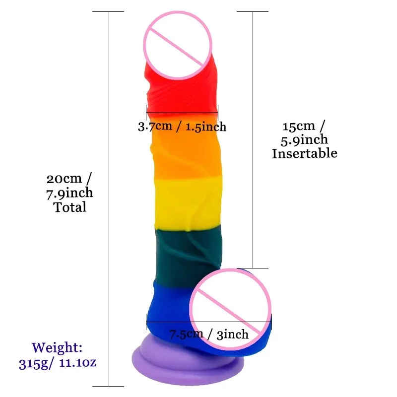 dildo travel testimonials-Liquid Silicone Realistic Dildo With Strong Suction Cup Colorful Dildos Sex Toys for Woman Artificial Penis G-Spot Simulation