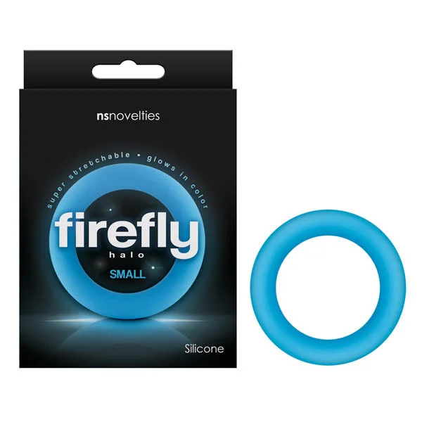 cock ring couple benefits reviews-Firefly Halo - Glow In Dark Blue Small 50 mm Cock Ring