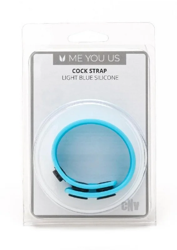 cock ring durability guide-Myu Silicone Cock Strap Lt Blue