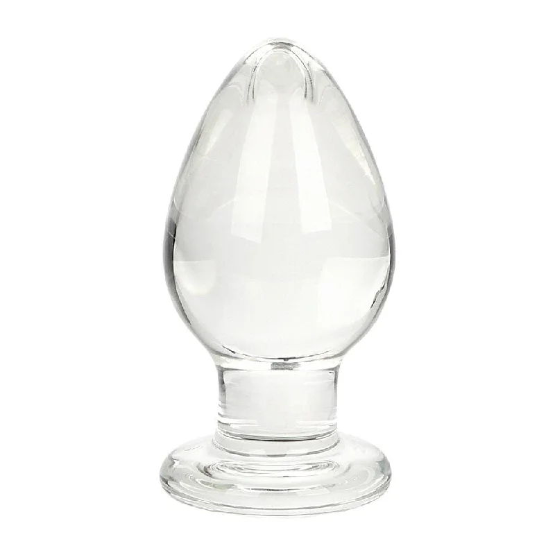 rechargeable anal toys deals-Giant Clear Anal Glass Toy