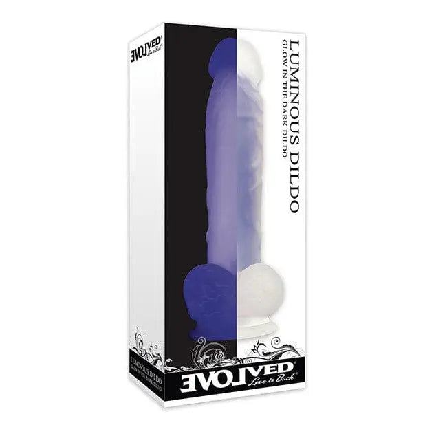 dildo expert insights-Evolved Luminous 8" Glowing Dildo with Suction Cup Base