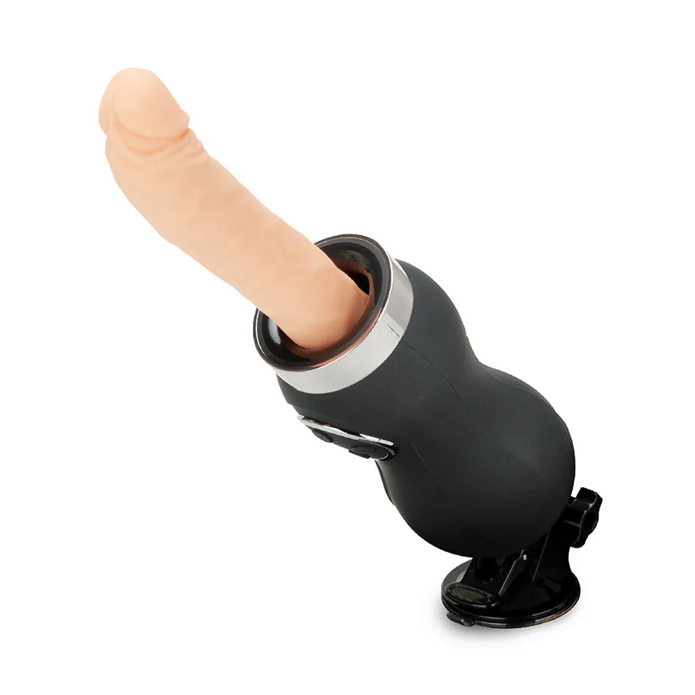 dildo suction comparisons-Lux Fetish Remote-Controlled Rechargeable Compact Thrusting Machine