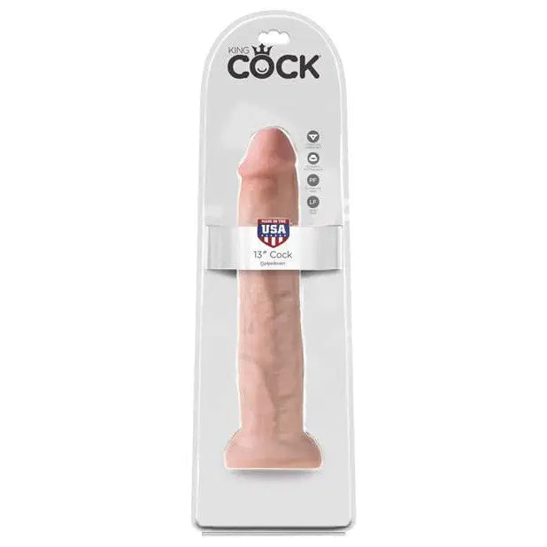 dildo ergonomic enhancements-King Cock 13" Dildo