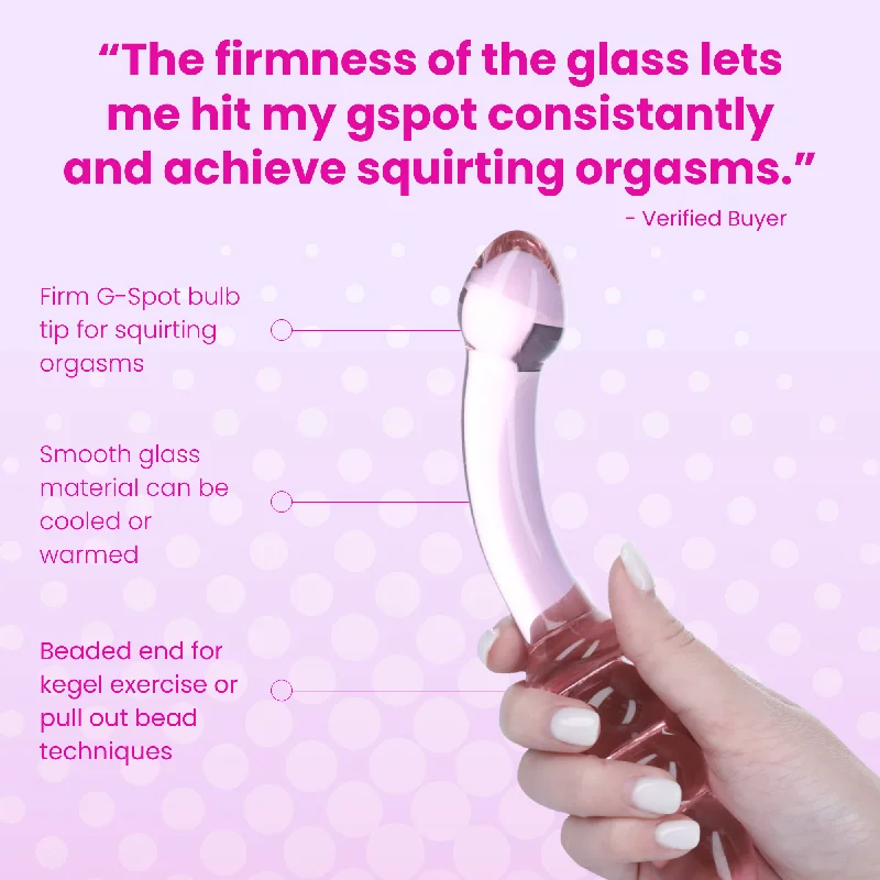 dildo limited manuals-Glass G-Spot Massager