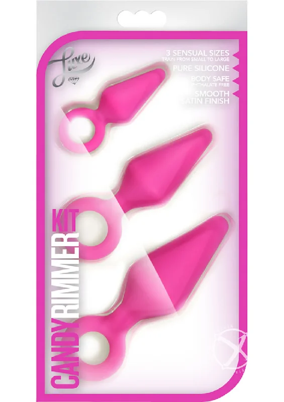 anal toys cleaning guide-Luxe Candy Rimmer Kit Pink