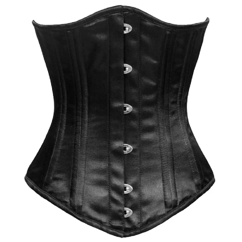 Corset with narrow forms-Jacomina Authentic Steel Boned Waist Training Underbust Corset