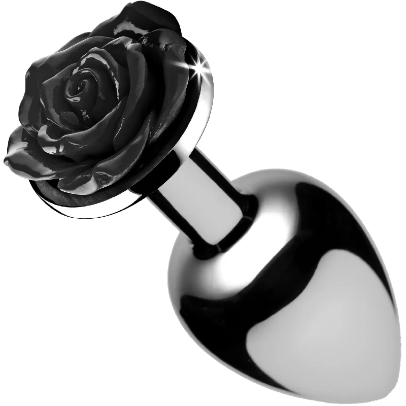 high-quality anal toys brands-Black Rose Anal Plug- Small