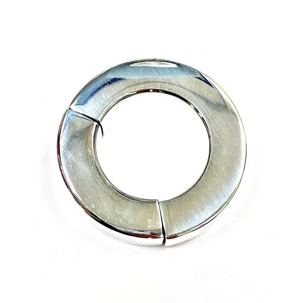 cock ring material comparison-Stainless Steel Magnetic Ball Stretcher – In Clamshell