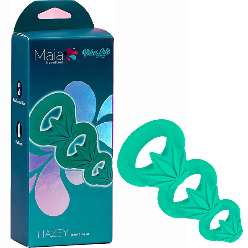 cock ring care tips-Maia HAZEY Cock Rings Set of 3