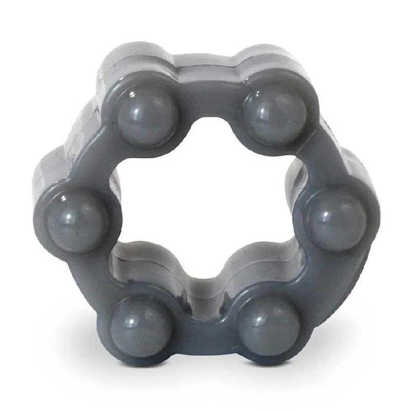 cock ring fit benefits guide-Screaming O Ranglers Outlaw Studded Silicone Cock Ring for Men