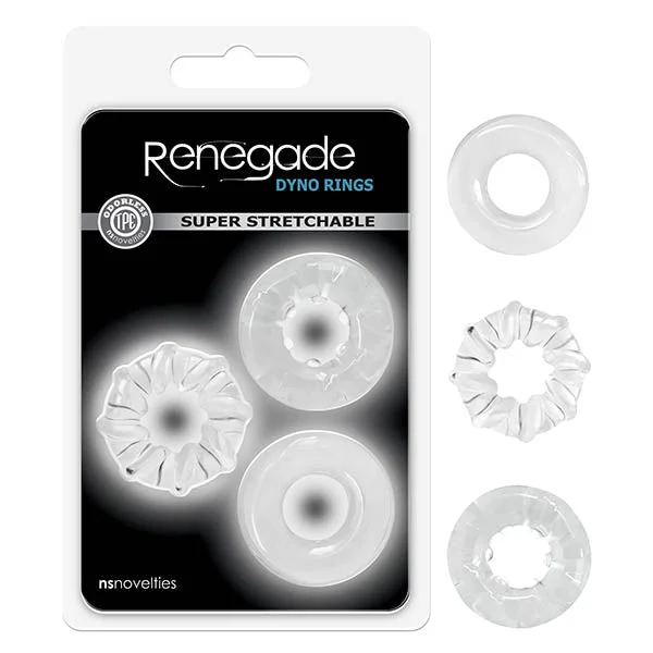 cock ring expert benefits-Renegade Dyno Cock Rings - Clear