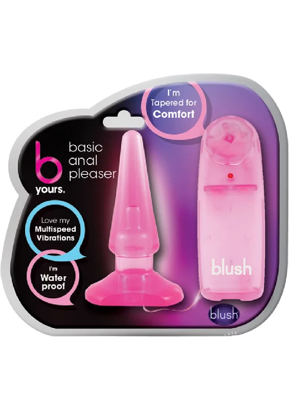 anal toys with rotating beads-B Yours Basic Anal Pleaser Pink