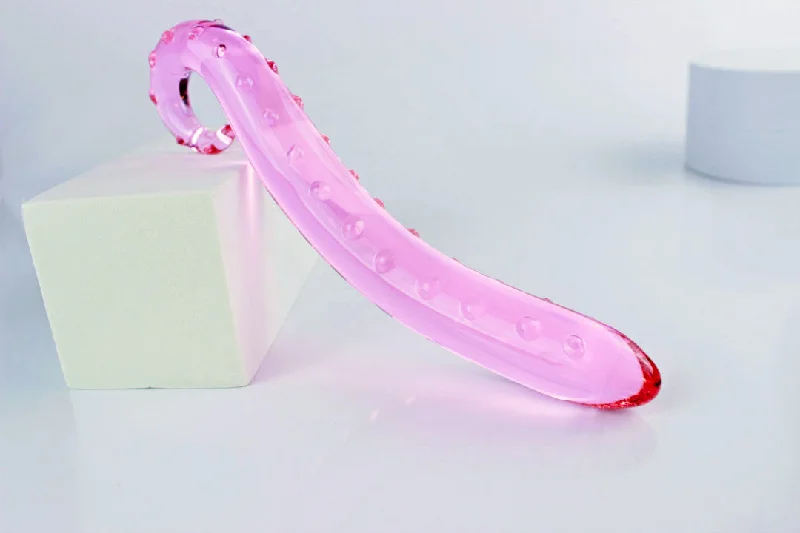 dildo unboxing manuals-Long Glass Tentacle Dildo