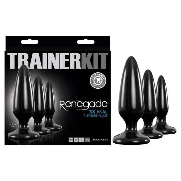 anal toys with easy shape-Renegade Pleasure Plug Trainer Kit