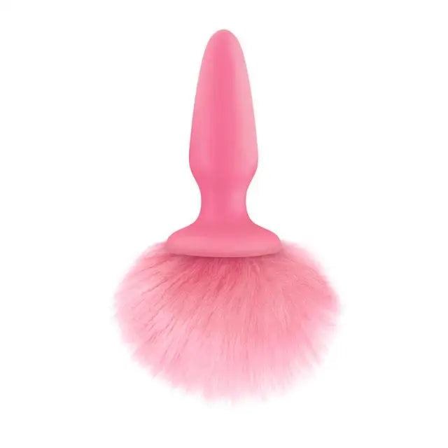 beginner-friendly anal toys kit-4-inch Ns Novelties Pink Anal Butt Plug with Bunny Tail