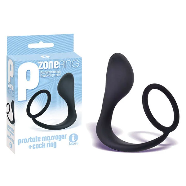 anal toys with soft texture-The 9's P-Zone Cock Ring