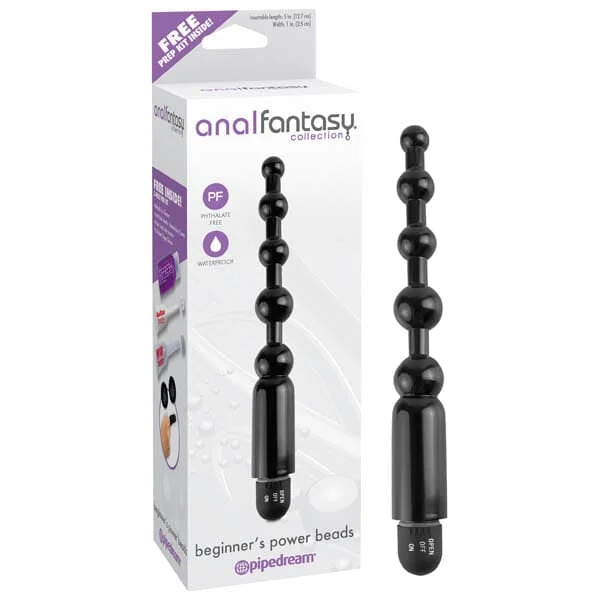 anal toys with sleek design-Anal Fantasy Collection Beginner's Power Beads