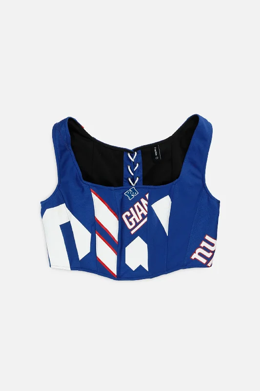 Corset for tall forms-Rework NY Giants NFL Corset - L