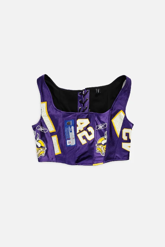 Corset for waist definition-Rework Minnesota Vikings NFL Corset - XL