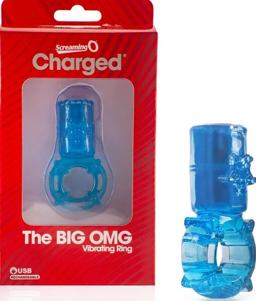 cock ring beginner errors-The Big Omg Vibrating Ring (Blue)