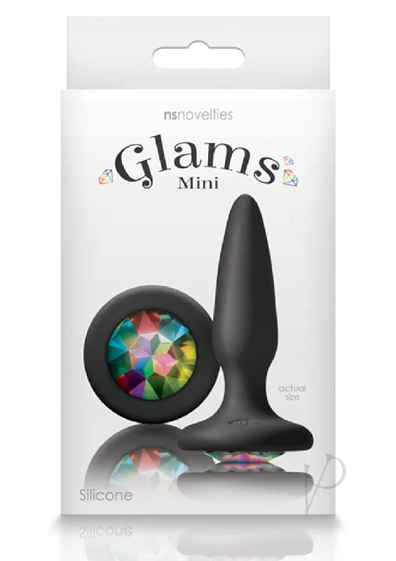 anal toys with quiet design-Glams Mini Rainbow Gem