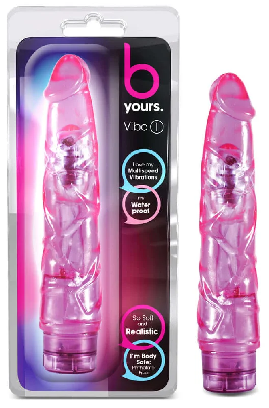 dildo performance accessories-Blush Novelties Cock Vibe #1 Purple – 8.5-Inch Realistic Vibrating Dildo