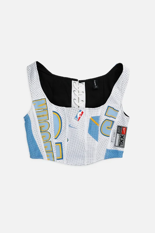 Corset for figure enhancement-Rework Denver Nuggets NBA Corset - M