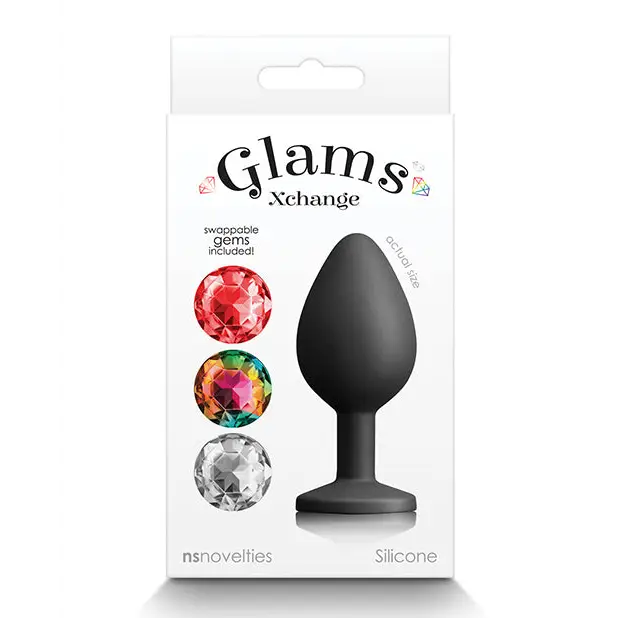 anal toys for sensory play-Glams Xchange Round Anal Plug Medium