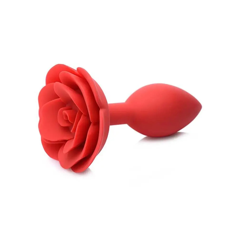 anal toys with firm base-Master Series Booty Bloom Rose Anal Plug