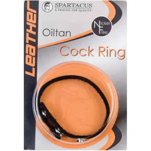 cock ring style hacks guide-Spartacus Leather Oiltan Cock Ring (Black)