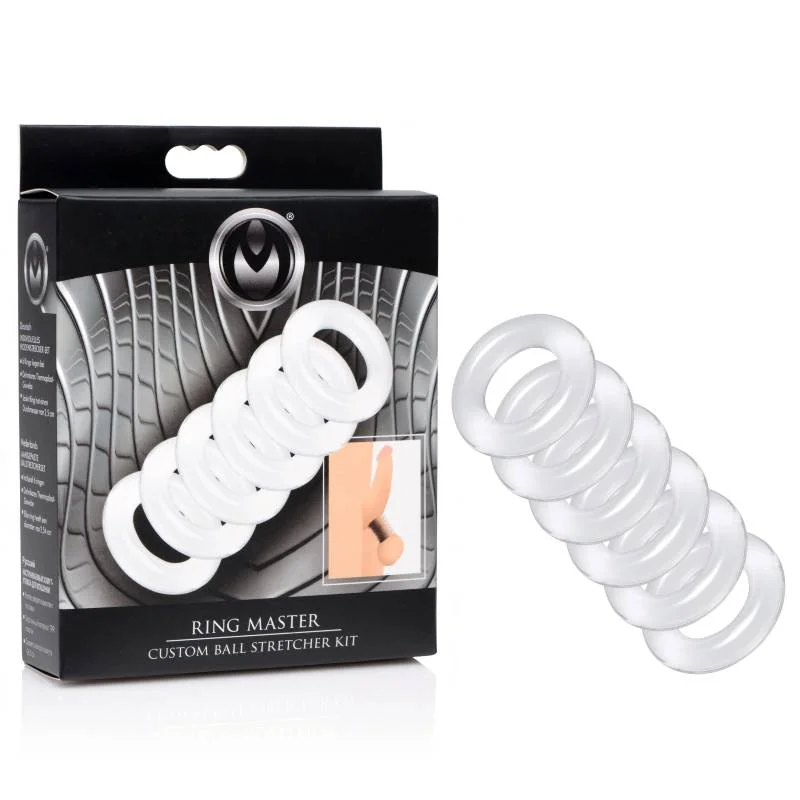 cock ring warranty info-Master Series Ring Master Ball Stretcher Kit - Clear