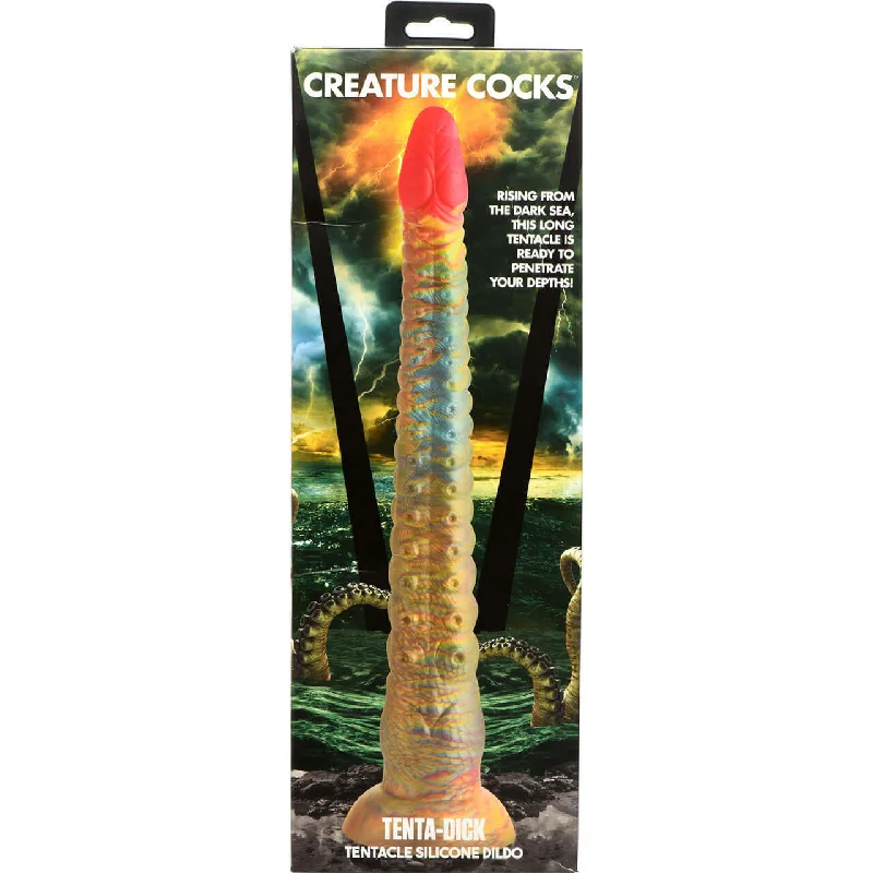 dildo girth tutorials-Creature Cocks Tenta Dick Tentacle Dildo – 11” Fantasy Design with Suction Cup Base