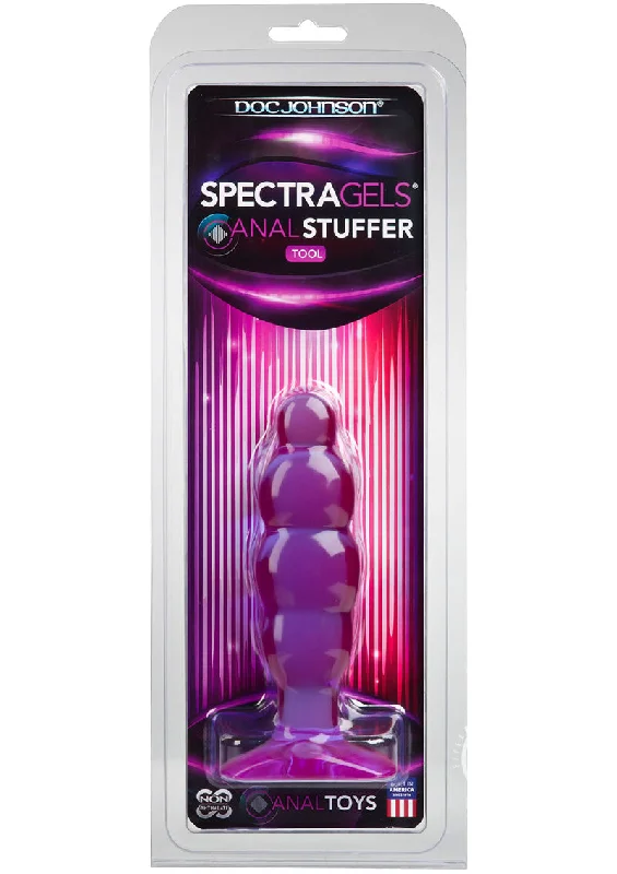 anal toys for anal relaxation-Spectragels Anal Stuffer Purple