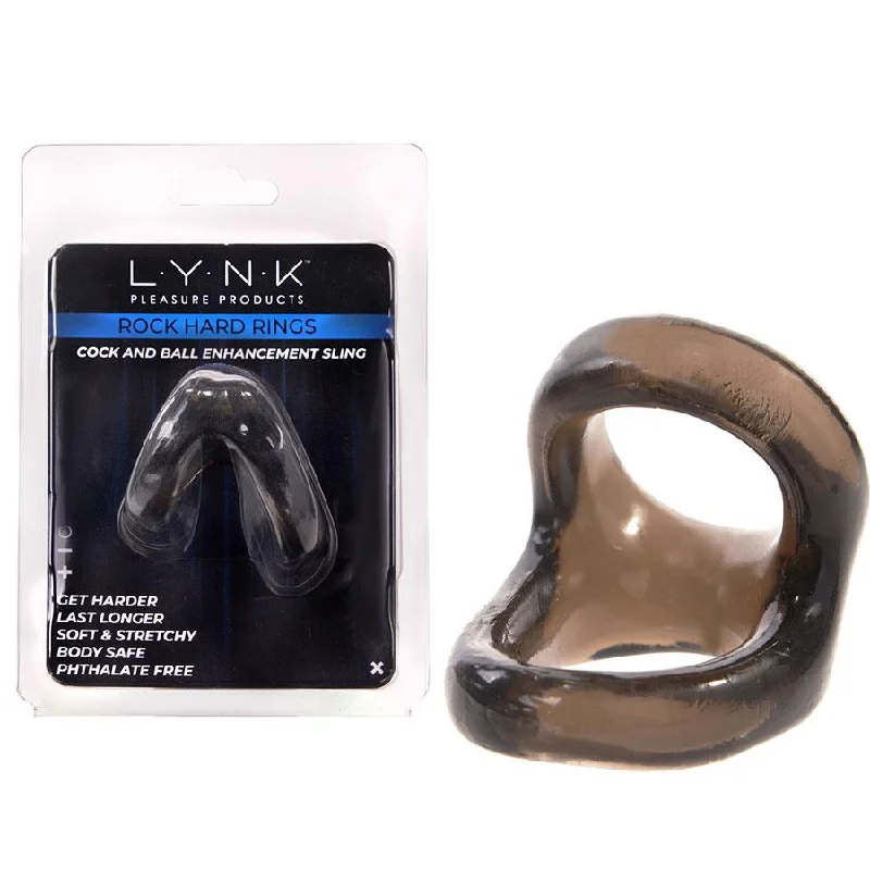 cock ring safety benefits guide-Dual Cock and Ball Enhancement Support Sling by Lynk Pleasure