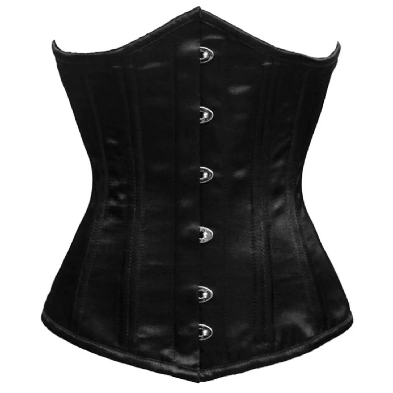 Corset for figure contour-Jagusia Authentic Steel Boned Waist Training Underbust Corset